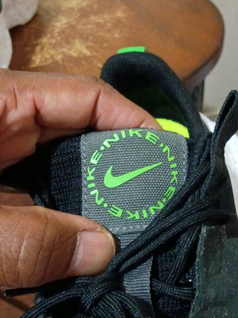 Nike Crater Impact DB2477-001 Men’s Size 11 Black Green Sneakers Running Shoes - Picture 6 of 13